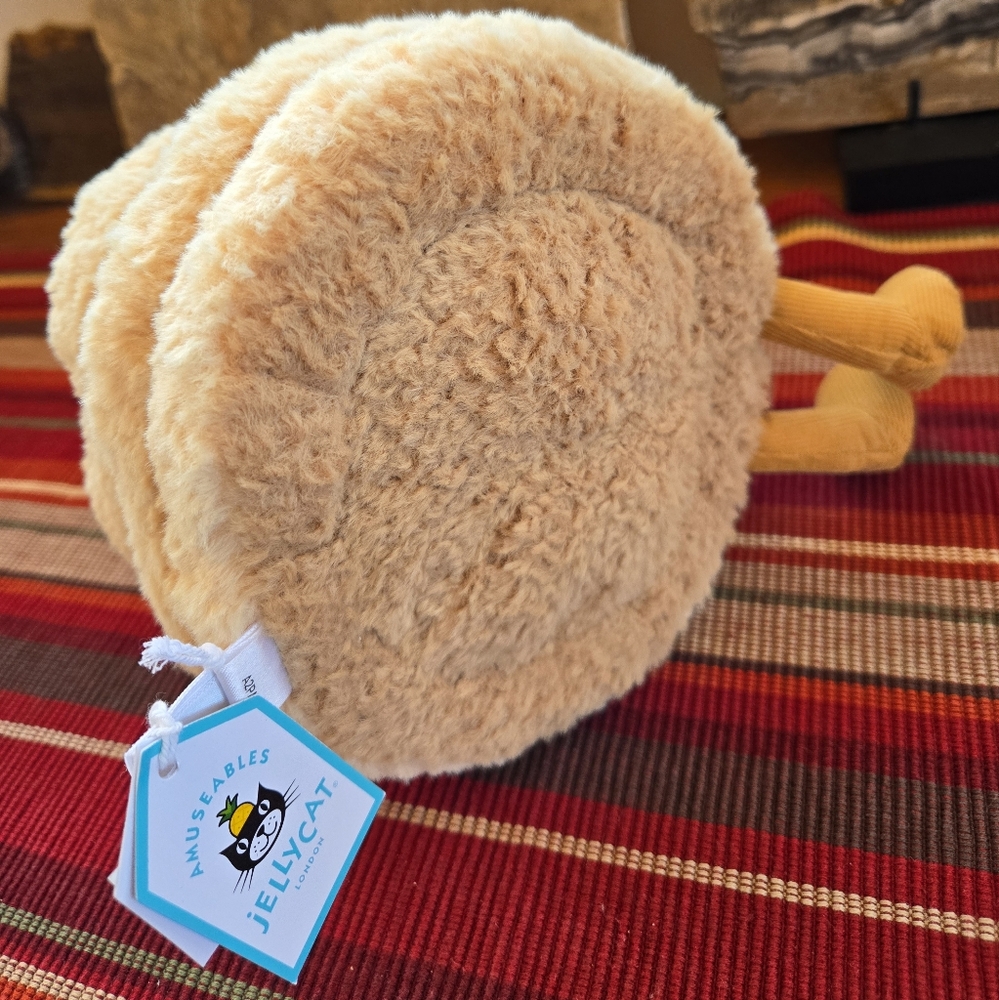 Jellycat Amuseables Fran Pancakes 5.x6.3x5.9" Soft & Plush NWT Authentic - Picture 7 of 7